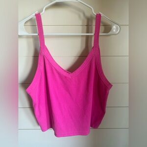 Wild Fable Hot Pink Ribbed Camisole